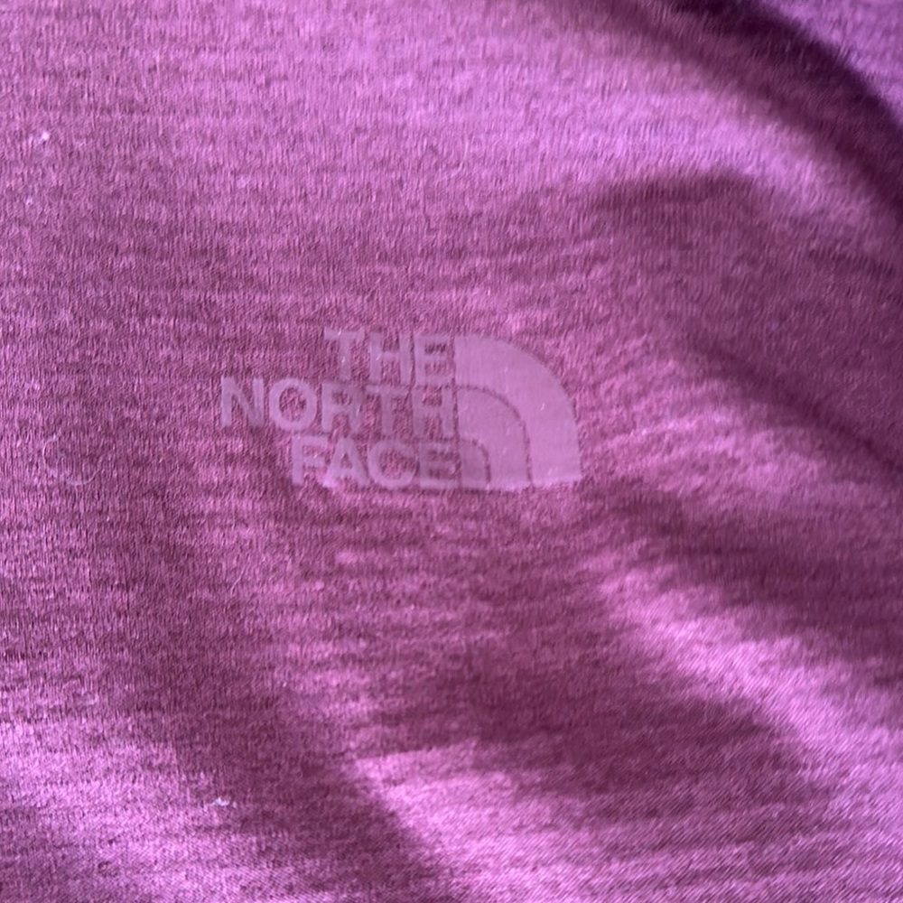 The North Face Purple Fitted Hoodie with Mock Neck - Picture 2 of 4